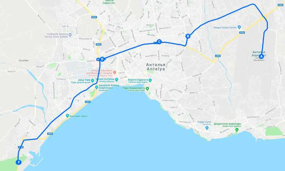 Транспорт в Анталье: лучшие способы добраться и передвигаться по городу — фото 4